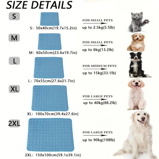 Cooling Mat for Pets – Keep Dogs & Cats Cool This Summer | Large, Durable & Easy to Clean
