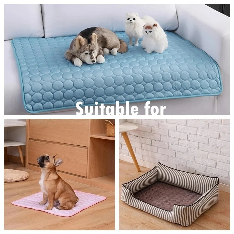 Cooling Mat for Pets – Keep Dogs & Cats Cool This Summer | Large, Durable & Easy to Clean