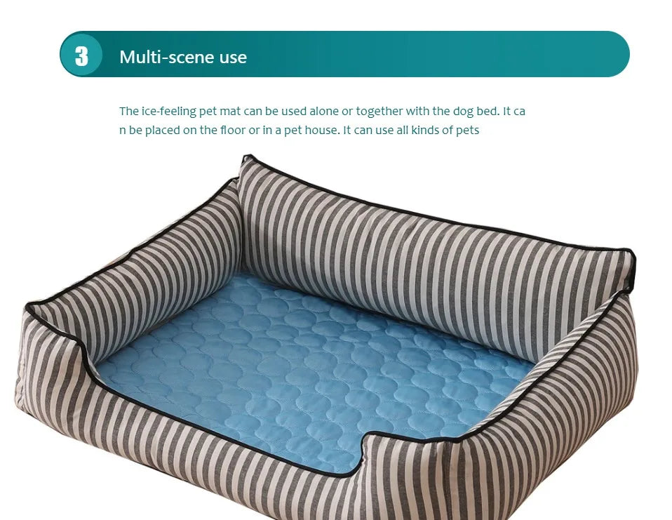 Cooling Mat for Pets – Keep Dogs & Cats Cool This Summer | Large, Durable & Easy to Clean