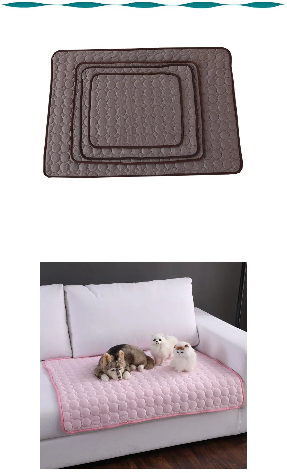 Cooling Mat for Pets – Keep Dogs & Cats Cool This Summer | Large, Durable & Easy to Clean
