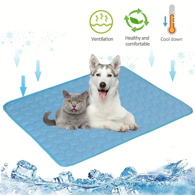 Cooling Mat for Pets – Keep Dogs & Cats Cool This Summer | Large, Durable & Easy to Clean