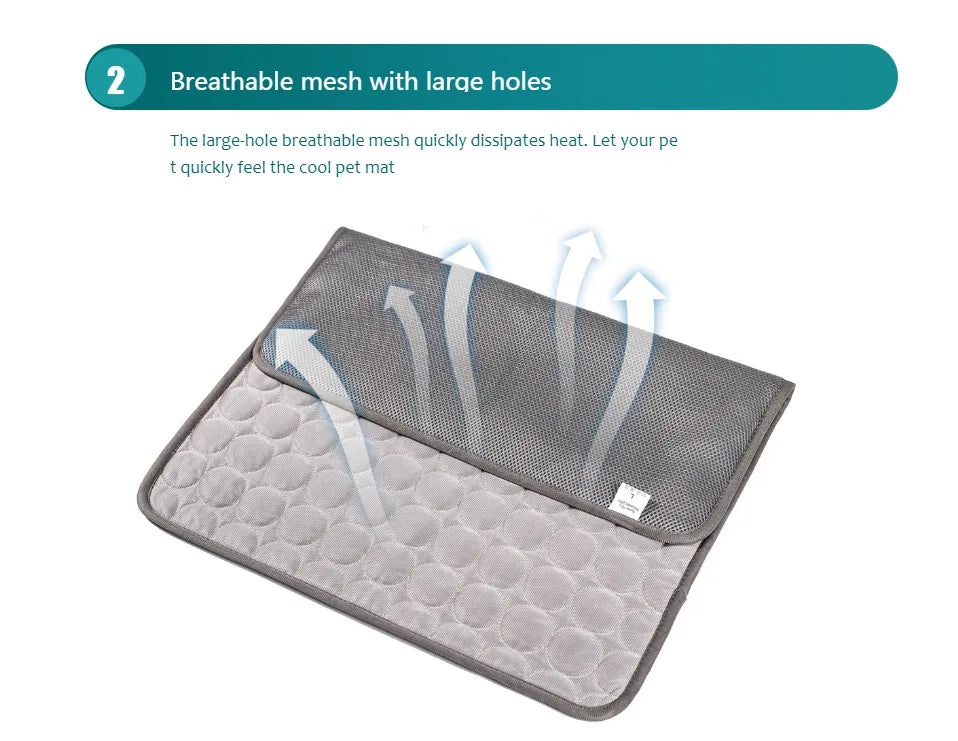Cooling Mat for Pets – Keep Dogs & Cats Cool This Summer | Large, Durable & Easy to Clean